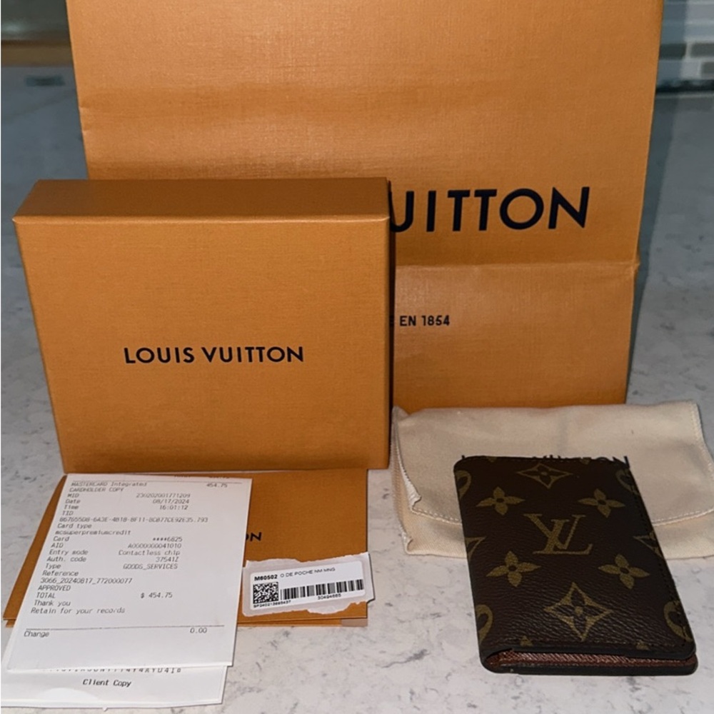 Louis Vuitton Orange Box with Receipt